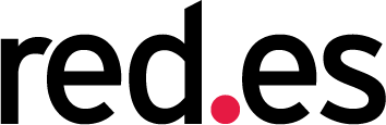 Logo de red.es, entidad pública dedicada a la promoción de la transformación digital en España, con un diseño moderno y colores llamativos.
